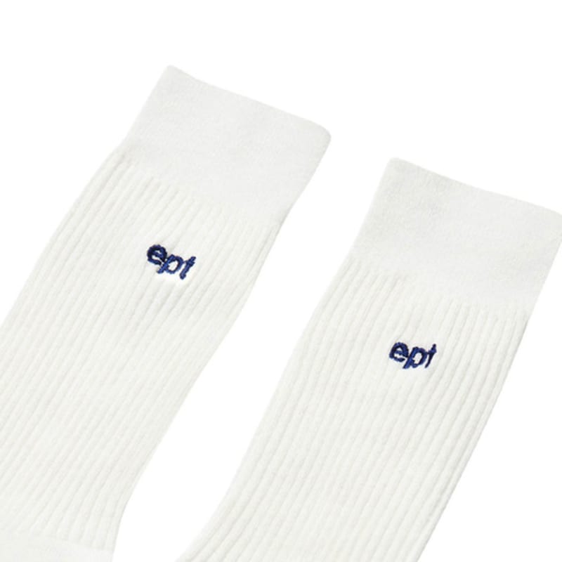 EPT LOGO SOCKS (WHITE)