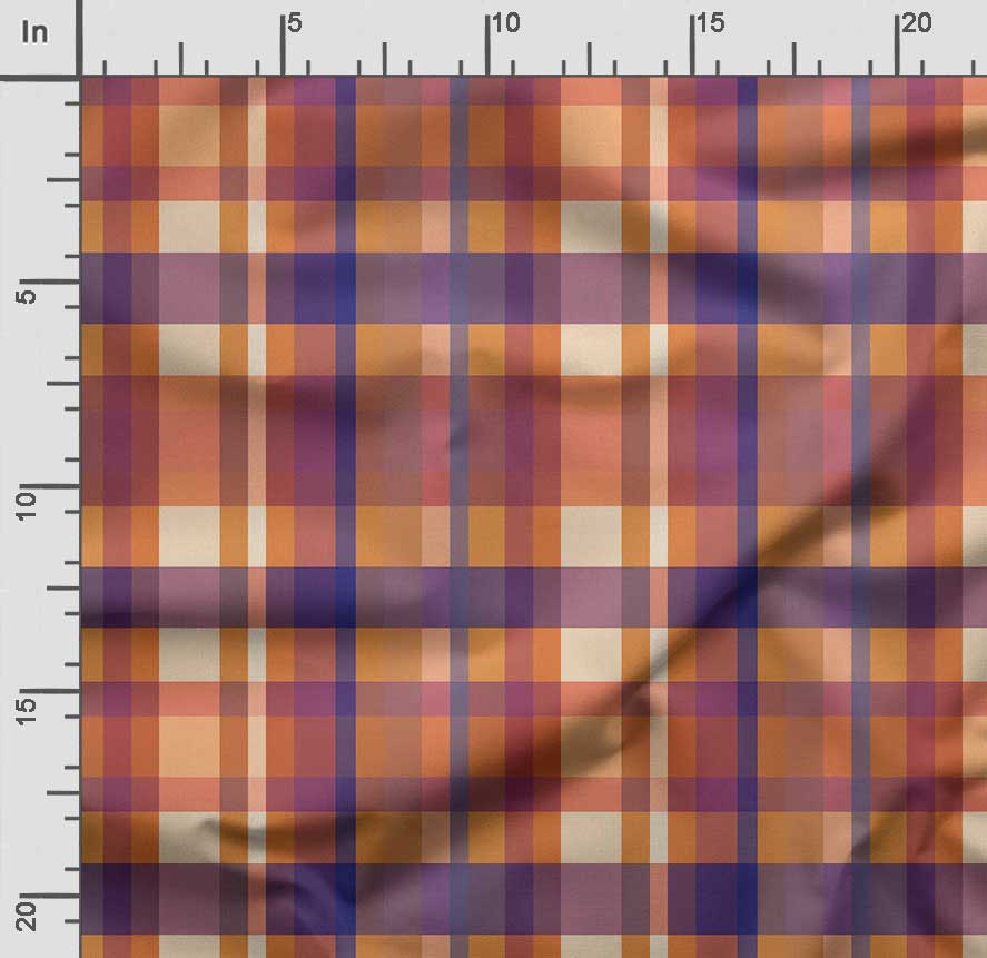 Soimoi Check Print,  Cotton Cambric, Quilting Fabric Sold by The Yard 42 Inch Wide, Medium Weight Cotton Fabric, Sewing  Supplies,Baby