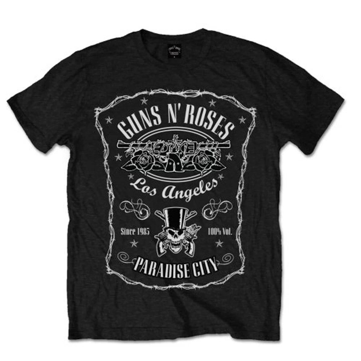 Guns n Roses Paradise City Slash Axl Rose Rock Официальная футболка мужская унисекс M