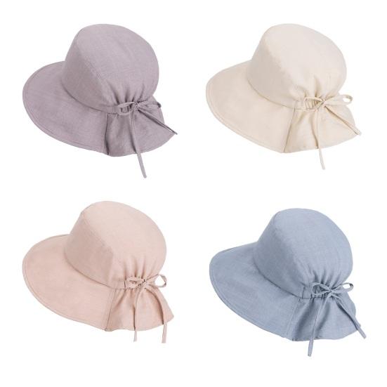 Bucket Hat Wide Brim Adjustable Fit Lace-up Fisherman Hat Foldable Travel Outdoor UV Blocking Windproof Sun