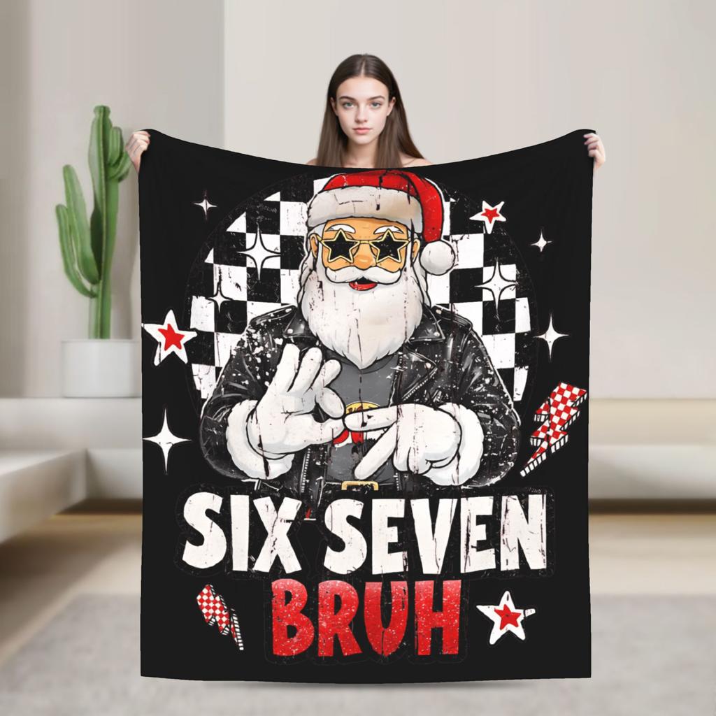 Six Seven Ice Cream Drip 67 Mason Meme Soft Blanket Adult Plush Bedding Throws Novelty Bedroom Flannel Bedspread Sofa Bed Cover