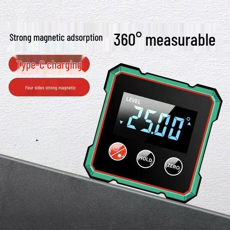 Intelligent Digital Inclinometer with Magnetic Laser Display for Engineering Surveying