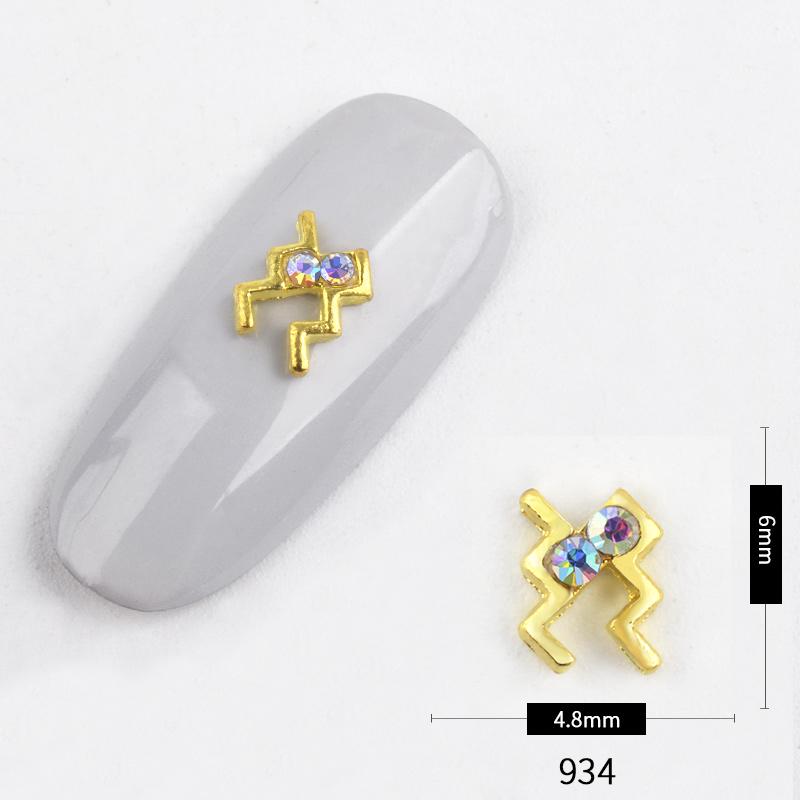 5pc/pack Nail Rhinestone 3D Acrylic Tips DIY Decoration Nail Art Manicure