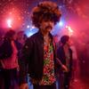 Men Rock Party Wig Costume Set Sunglasses Necklace Chain Ring Wigs for Halloween Men Costume