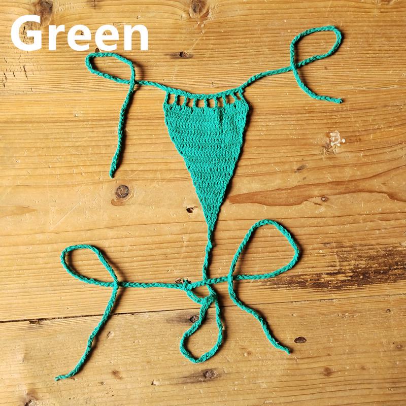 Handmade Romantic Crochet Micro Bikini Swimsuit