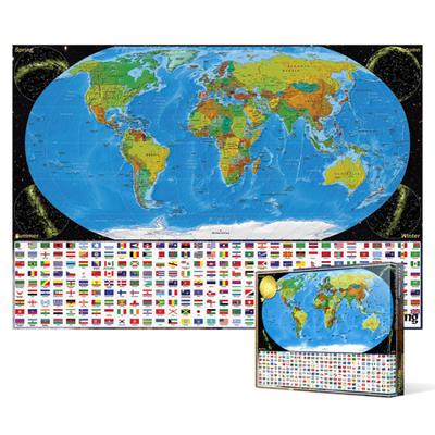 World Map - 1000 Piece Jigsaw Puzzle, Popular Korean Puzzle
