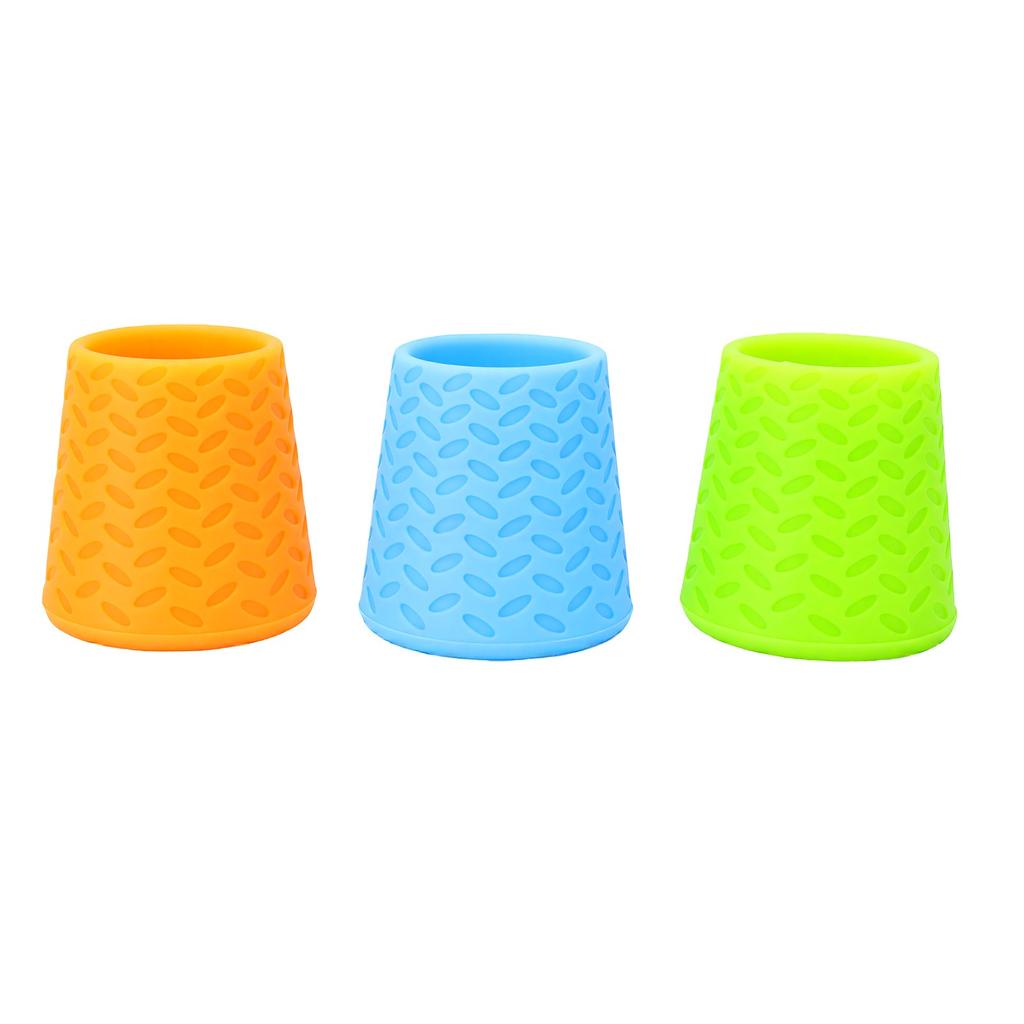 3pcs Bottle Attachment Shower Head Soft Silicone Bottle Shower Nozzle for Outdoor Use