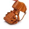 Women'S Girls Latin Dance Shoes Soft Sole Training Sandals Medium Heel 3.5cm Jazz Ballroom Dancing Footwear