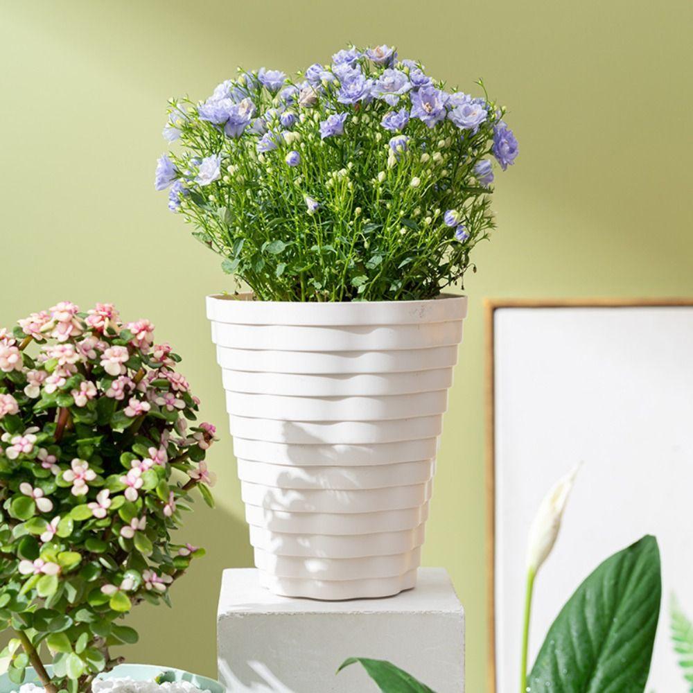 

Wear-resistant Flower Pots Large-diameter Lazy Water-absorbing Flowerpot S зелений