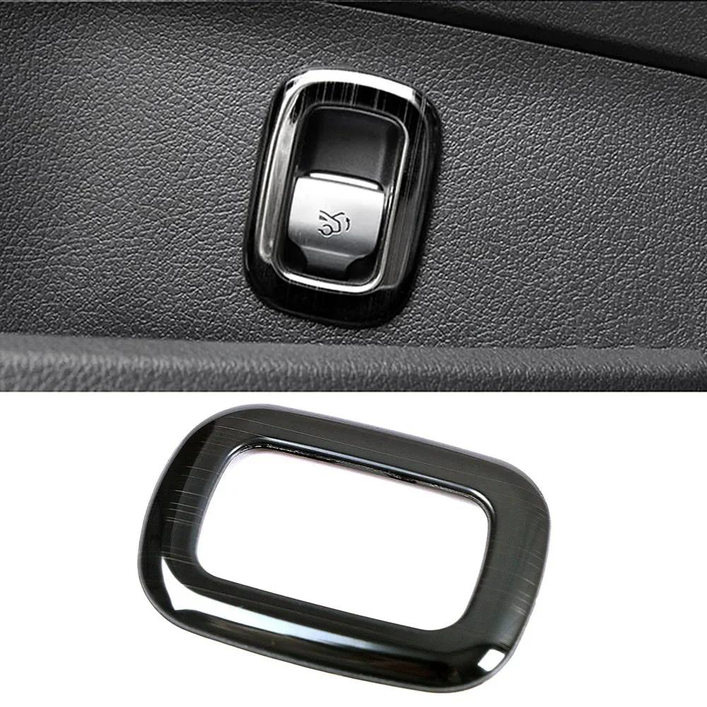 Hot Interior Mouldings For Mercedes Benz C Class W206 2022 2024 Car Center Console Trunk Tailgate Switch Button Frame Cover Deco