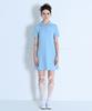 MAKE A TOAST Button Point Pk Embroidered Dress Blue Mbcsop006Bl