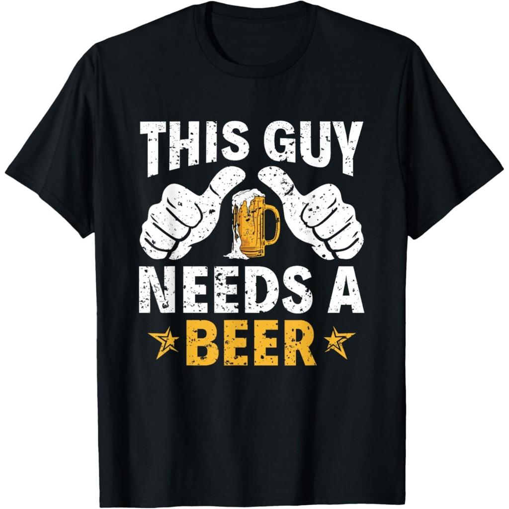 Drinking This Type Needs a Beer Funny Beer T Shirt Men Pure Cotton Humor Streetwear Tee Shirt Short Sleeve Unisex Loose Clothing