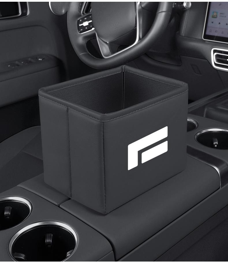 Jishi 01 Car Storage Box - Multi-functional Foldable Organizer & Trash Can