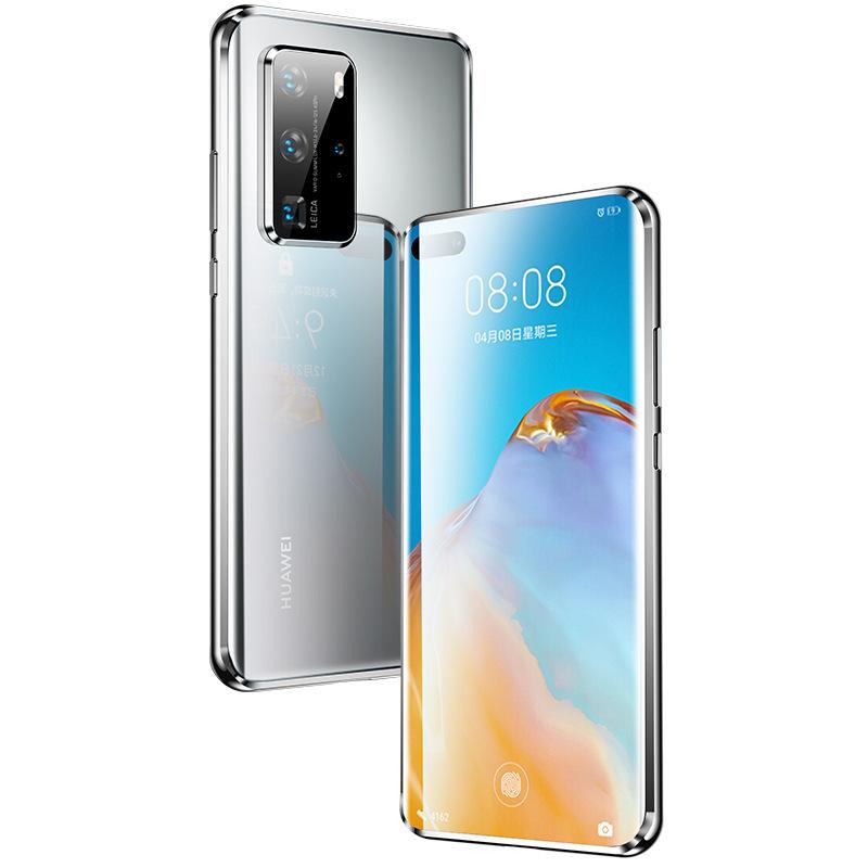 Applicable to Huawei p11 mobile phone case Magneto p11pro + glass guard magnetic anti-drop protective cover light luxury wind