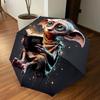 1PC Warner Harry Potter Dobby Umbrella-8-Rib Reinforced, Automatic Open, Lightweight & Durable-A40