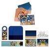 12pcs/lot Christmas Nativity Scene Stickers Set Religious Sticky Label Creative Activity DIY Decals Party Decor for Kids