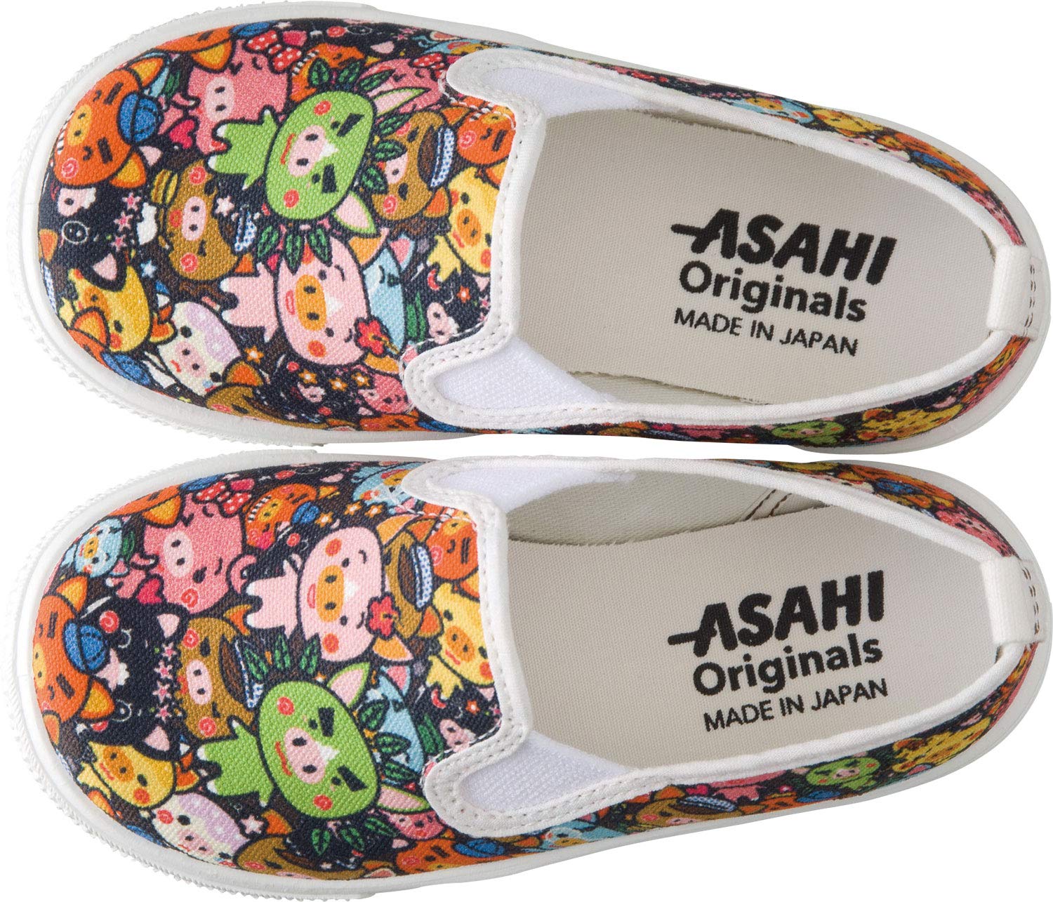 

Asahi Children s Guribu Slip-On Shoes P114 2E Made in Japan KC37142 Comic Size 15.0 cm