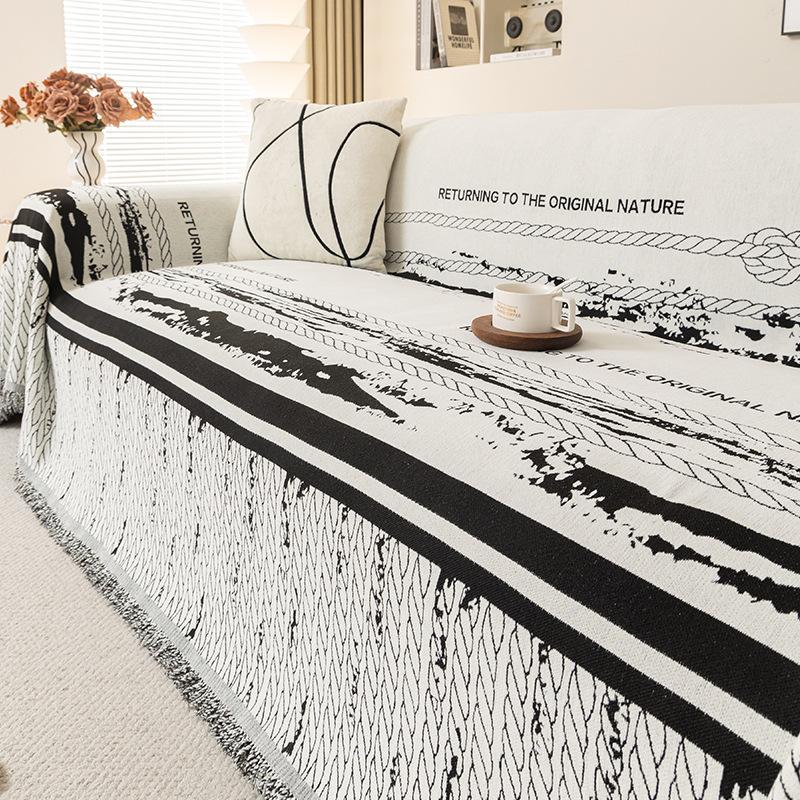 Capa de sofá Pano Novo para todas as estações Chenille Sofá Toalha Capa de almofada universal com tudo incluído