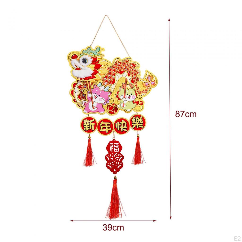 Chinese Year Hanging Ornament Dragon Decoration Lunar Spring Festival Pendant