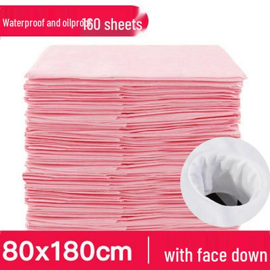 Waterproof & Oil-Proof Non-Woven Disposable Massage Bed Sheets with Face Hole