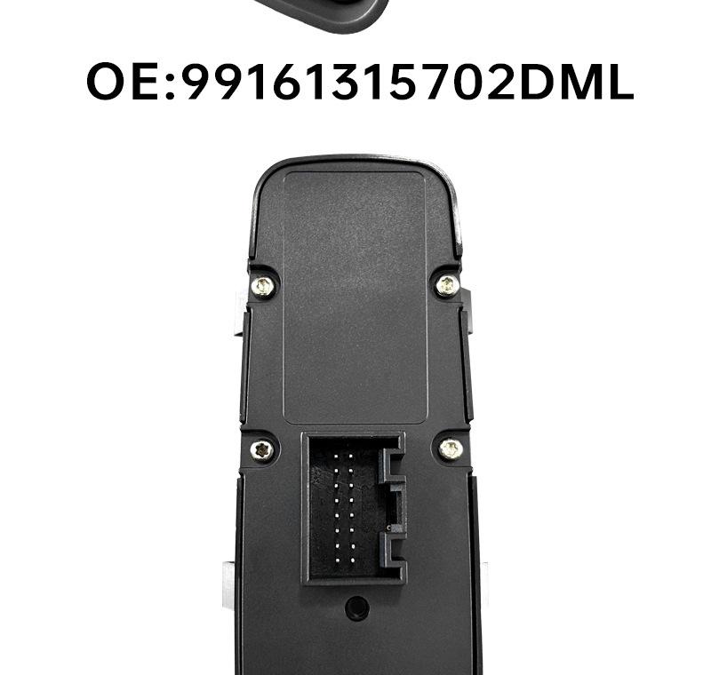 Porsche 911 Driver's Side High Trim Auto Window Lifter Switch - 99161315702DML