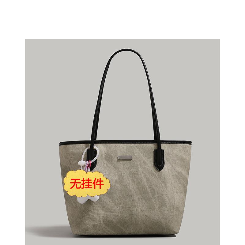 Персонализированная простая сумка-тоут для женщин, новая модная сумка-бенто большой вместимости 2025 года, студенческая сумка-тоут под мышкой для занятий No specification