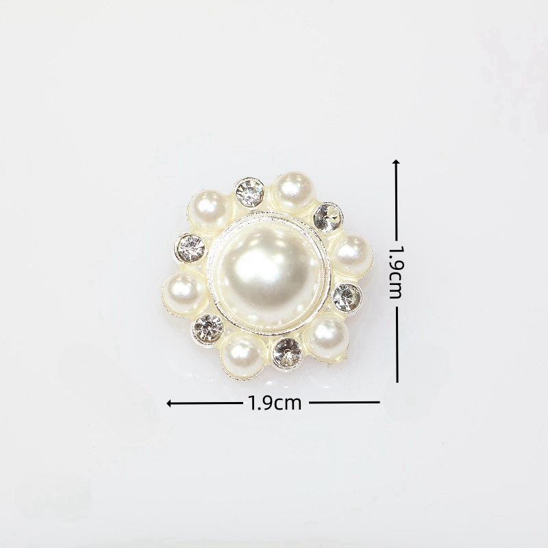 Non-slip Button Underbutton Removable Adjustable No-stitch Button No-stitch Pearl Button Shirt Decorative Brooch Button