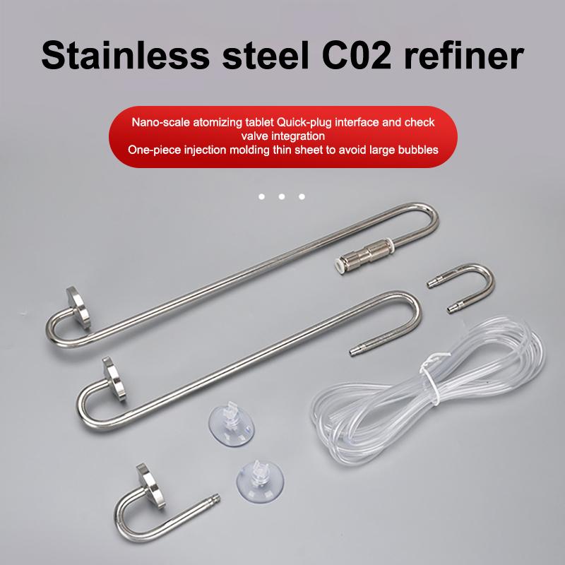 304 Stainless Steel Pressure Reducing Solenoid Valve Refiner For Aquatic Plant Growth Fish Tank Co2 Refiner