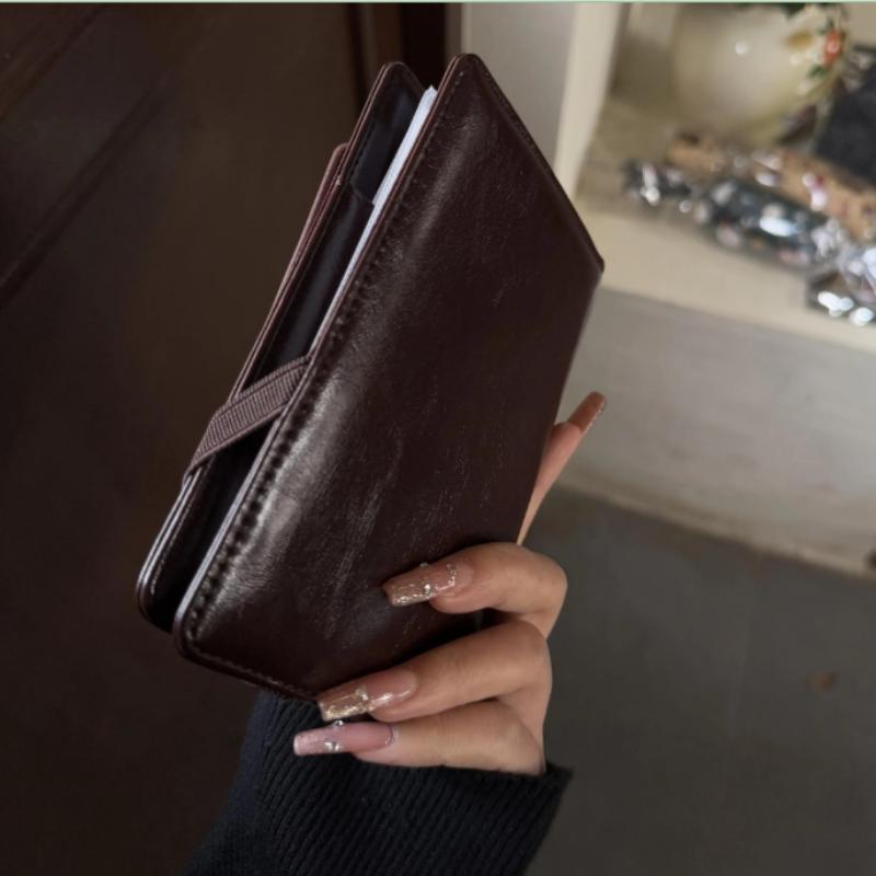 New Retro Leather Card Case Passport Holder Cover Wallet Travel Accessories For Women Men