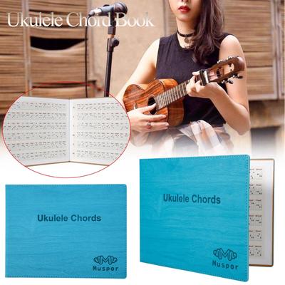 Portable Ukulele Chord Chart Ukulele Book - Over 180 Chords Paperback Notebook