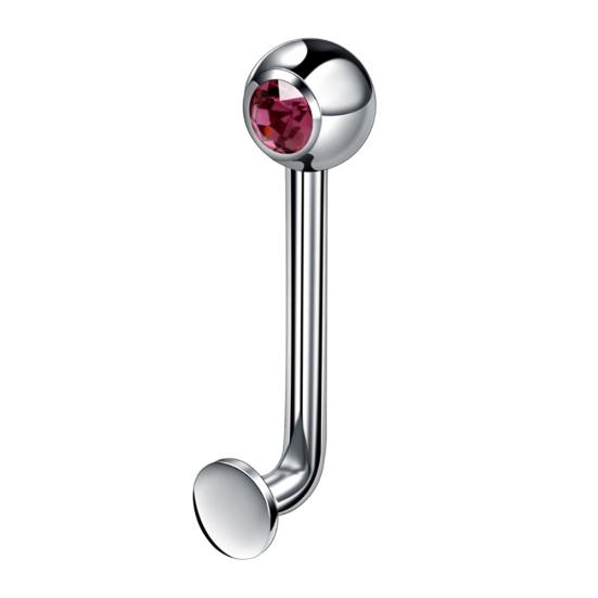 1Pc Steel Fashion Stainless Ring Genital Vertical Barbell Body Piercing Jewelry Gift