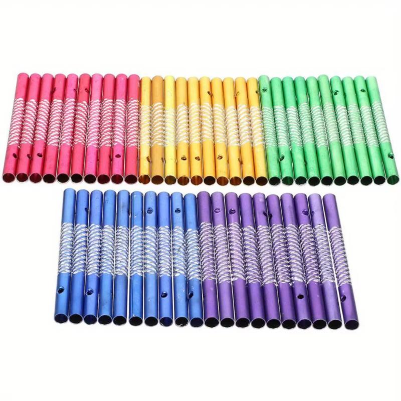100Pcs Of Metal Wind Chime Tubes, Used For Diy Crafts, Outdoor Garden Decoration, Aluminum Wind Chime Products In Various Colors