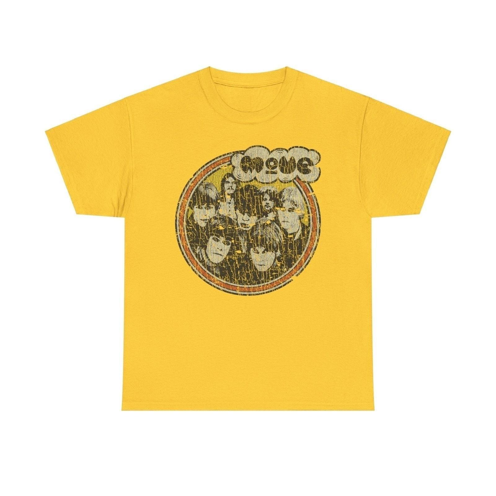 The Move 1965 Burmingham England Psych-Pop Rock Band T-shirt S разноцветный