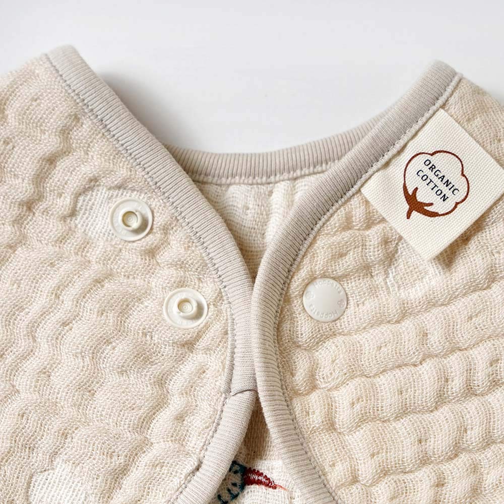 10mois Hoppetta Baby Gift Fluffy Gauze Baby for Newborns To 3 Years 58cm Length Bib Product 20271111 - Set (6-Layer Gauze) Sleeper, 100% Cotton, Old,
