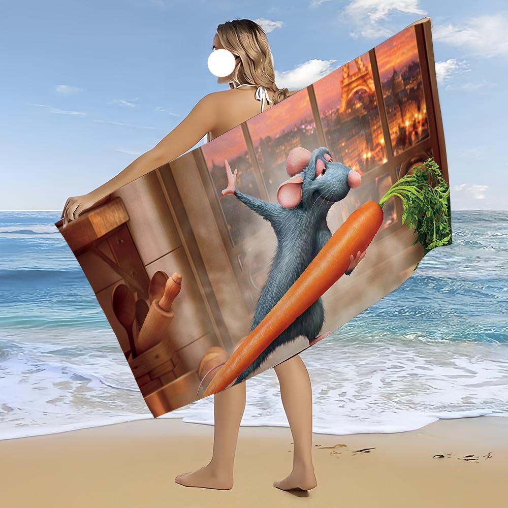 Towel Film Beach Bath Quick-Drying Lightweight Portable Sauna Camping Swim R-RatatouilleS-ES Pool Travel