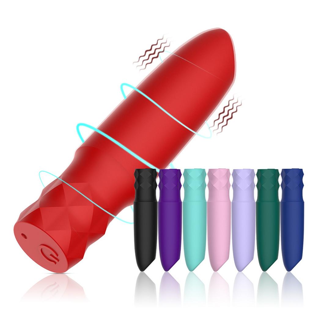 Mini Silicone Vibrator Bullet Personal Massager Compact Waterproof Rechargeable Small Size Quiet Motor