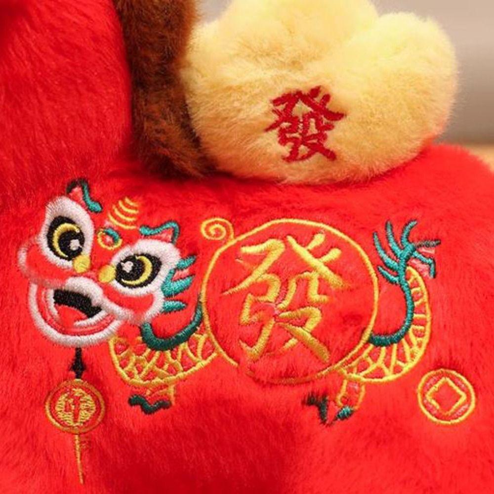 Stuffed 2026 Horse Stuffed Animal PP Cotton Filling Zodiac Horse Doll College Dorm