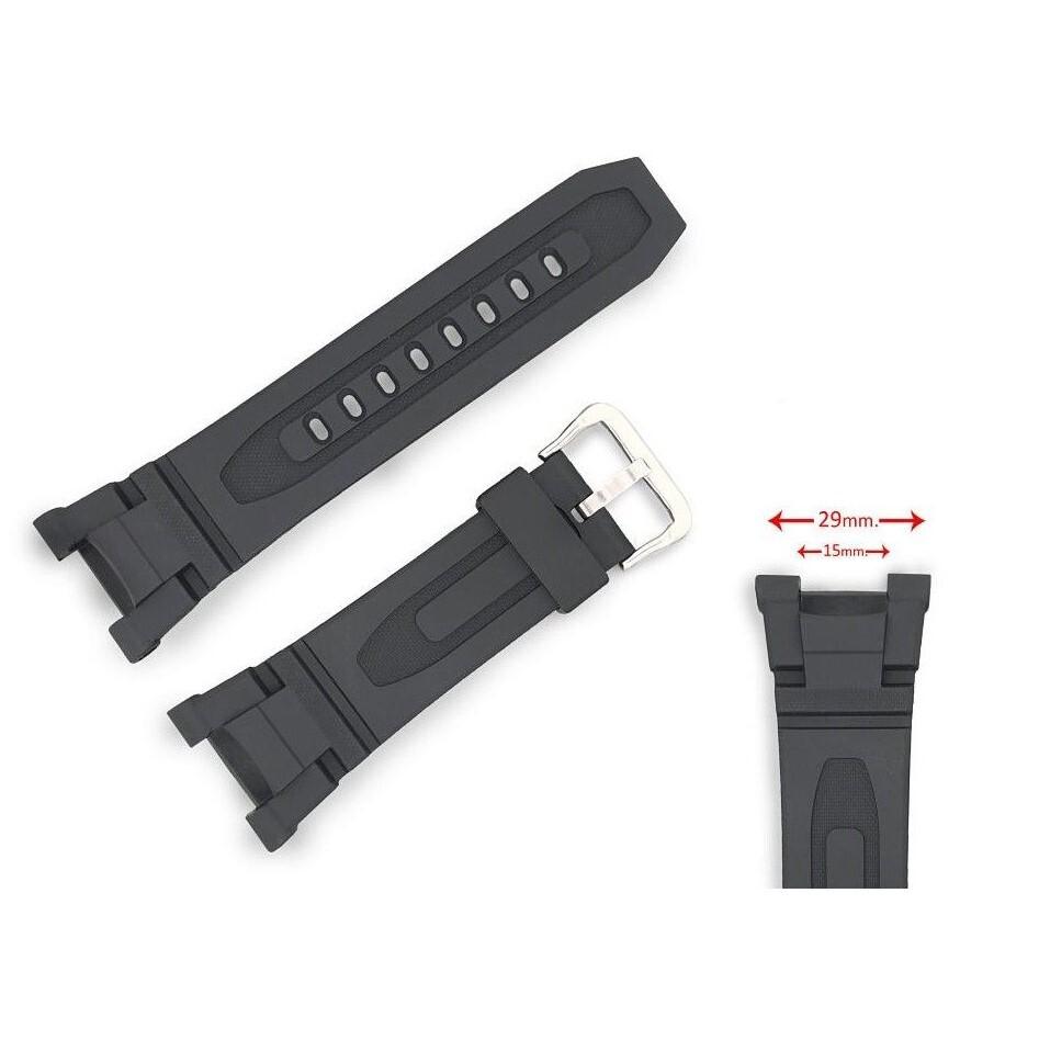 CASIO Compatible Diloy watch urethane band for Pathfinder strap, 29mm, PAG-40, PAG-240 (W2632)