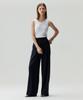 MIND BRIDGE WOMEN [W] Single-Pleat Wide Slacks - 4 Colors