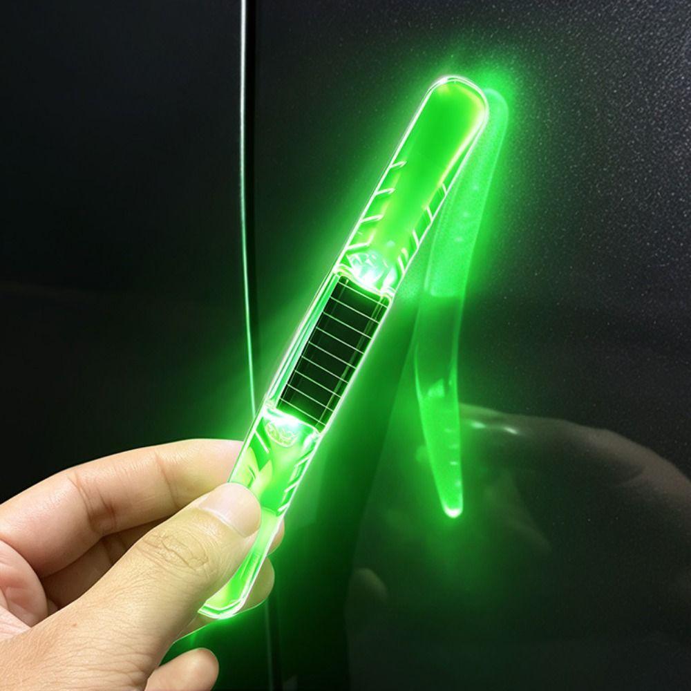1pc Waterproof Car Anti-collision Warning Light Motorcycle Decorative Lamp Car Decorations