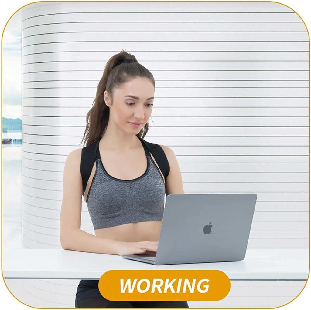 Posture Corrector For Women & Men,Breathable & Adjustable & Invisible Upper Back Brace Support,Pain Relief For Bad Posture