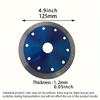 105MM/115MM/125MM Turbo Diamond Saw Blade Granite Marble Cutting Disc Porcelain Tile Ceramic 3 Size Angle Grinder