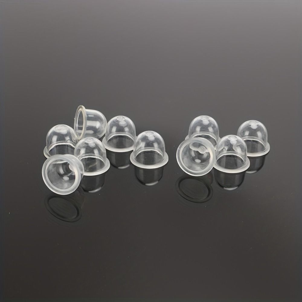 10pcs Small Carburetor Parts Silicone Lawn Mower Parts Carb Primer Bulbs Cap Chainsaws Blower