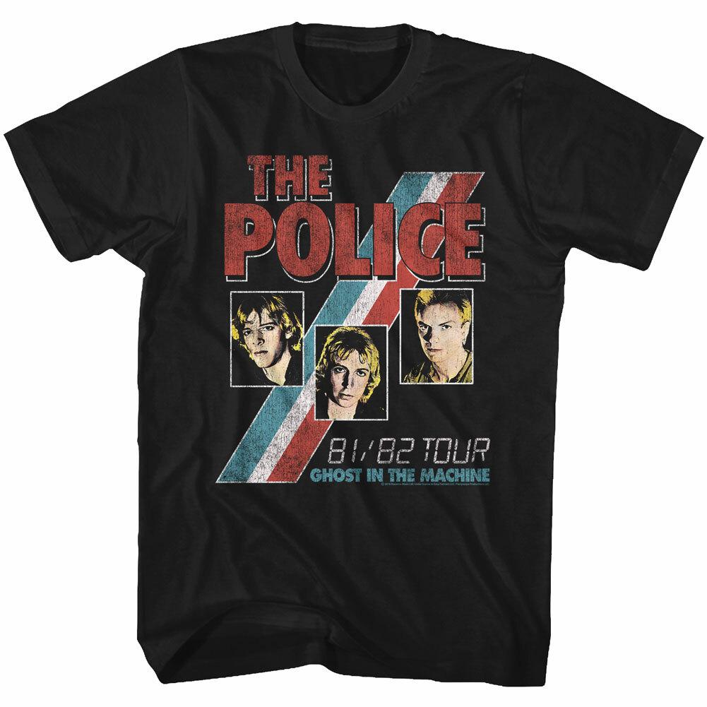 The Police Brittish Rock Band Ghost In The Machine 81-82 Tour Men T Shirt M