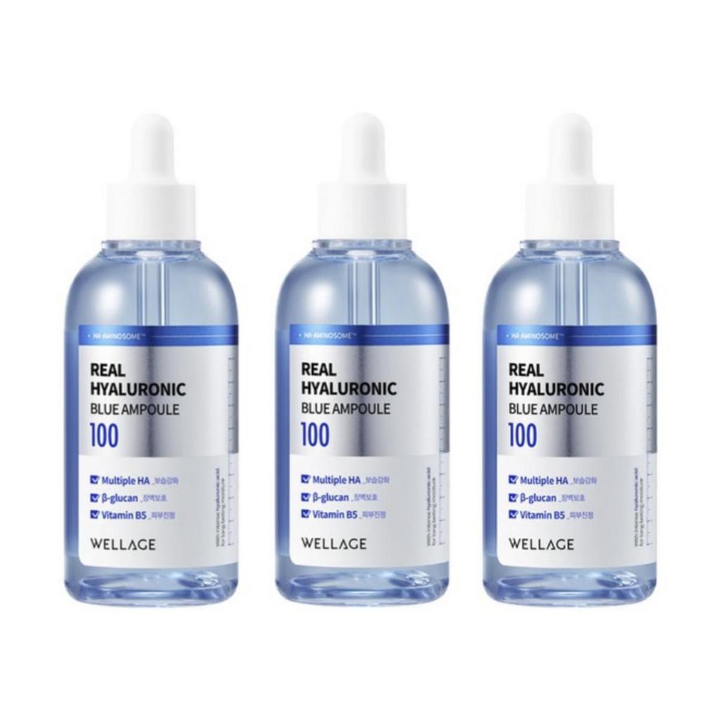 WELLAGE Real Hyaluronic Blue 100 Ampoule 75ml