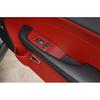 GZXinWei Inner Door Window Lift Panel for Dodge Challenger 2015-2023 Interior Cover Trim Red Carbon Fiber