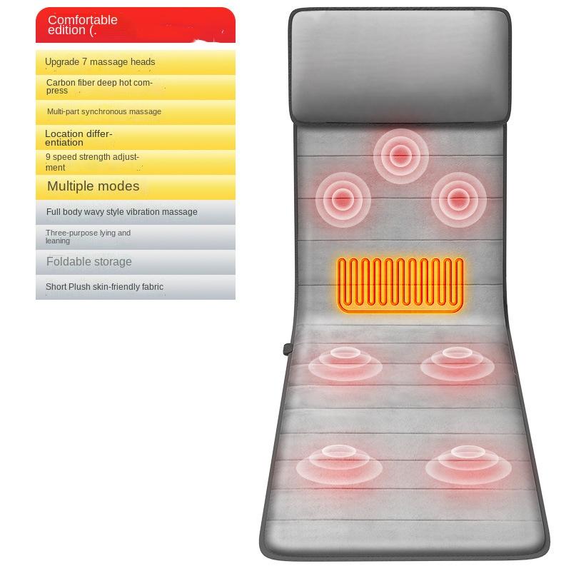 Cervical spine massager back waist cervical spine massage cushion whole body multifunctional household electric massager