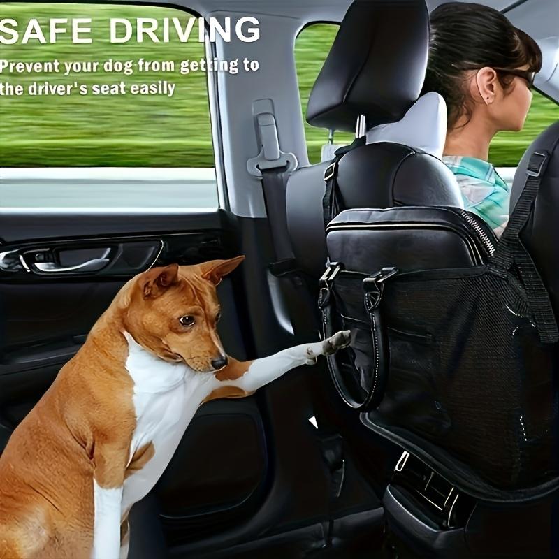Extra Large Car Organizer with Mesh Pockets Fit for All Vehicles, Durable Storage Bag with Multiple Compartments for Books, Phones, Keys