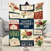 Mom's Heart And Love Blanket Suitable for Sofas,travel, Living Rooms Also a Good Gift for Friends and Family Suitable for All Seasons.