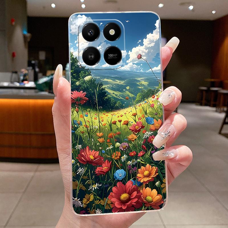 For Honor X7D Honor 400 Smart 4G 5G Luxury Dragon Cute Cool Boys Girls Soft silicone Phone Case Back Cover Transparent TPU Shell